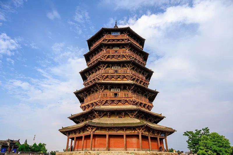 Climb the Yingxian Wooden Pagoda