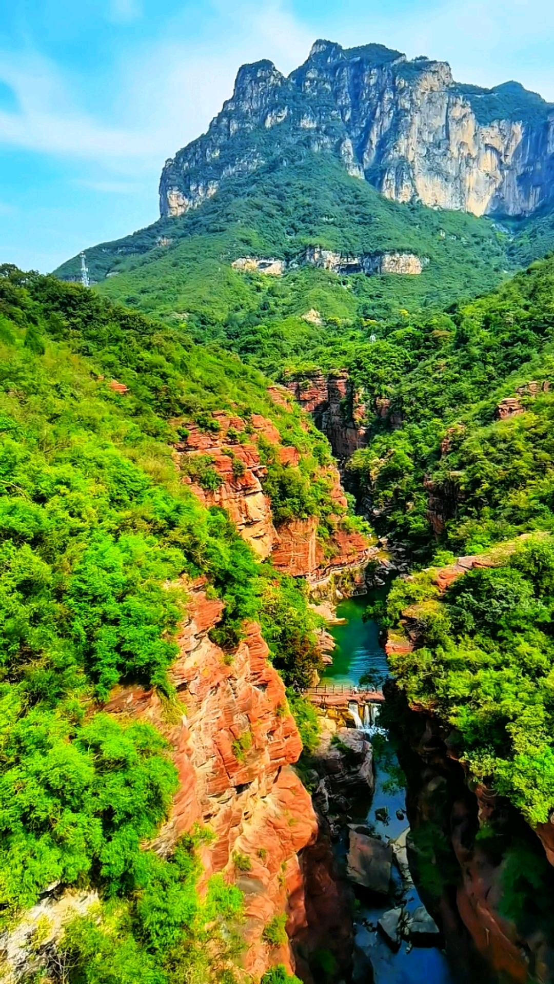 Green Dragon Gorge & Peak Forest Gorge (1 day) — Yuntai Mountain
