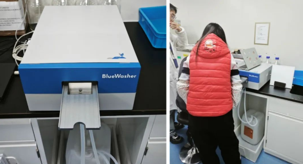BlueCatBio BlueWasher 实验室现场安装