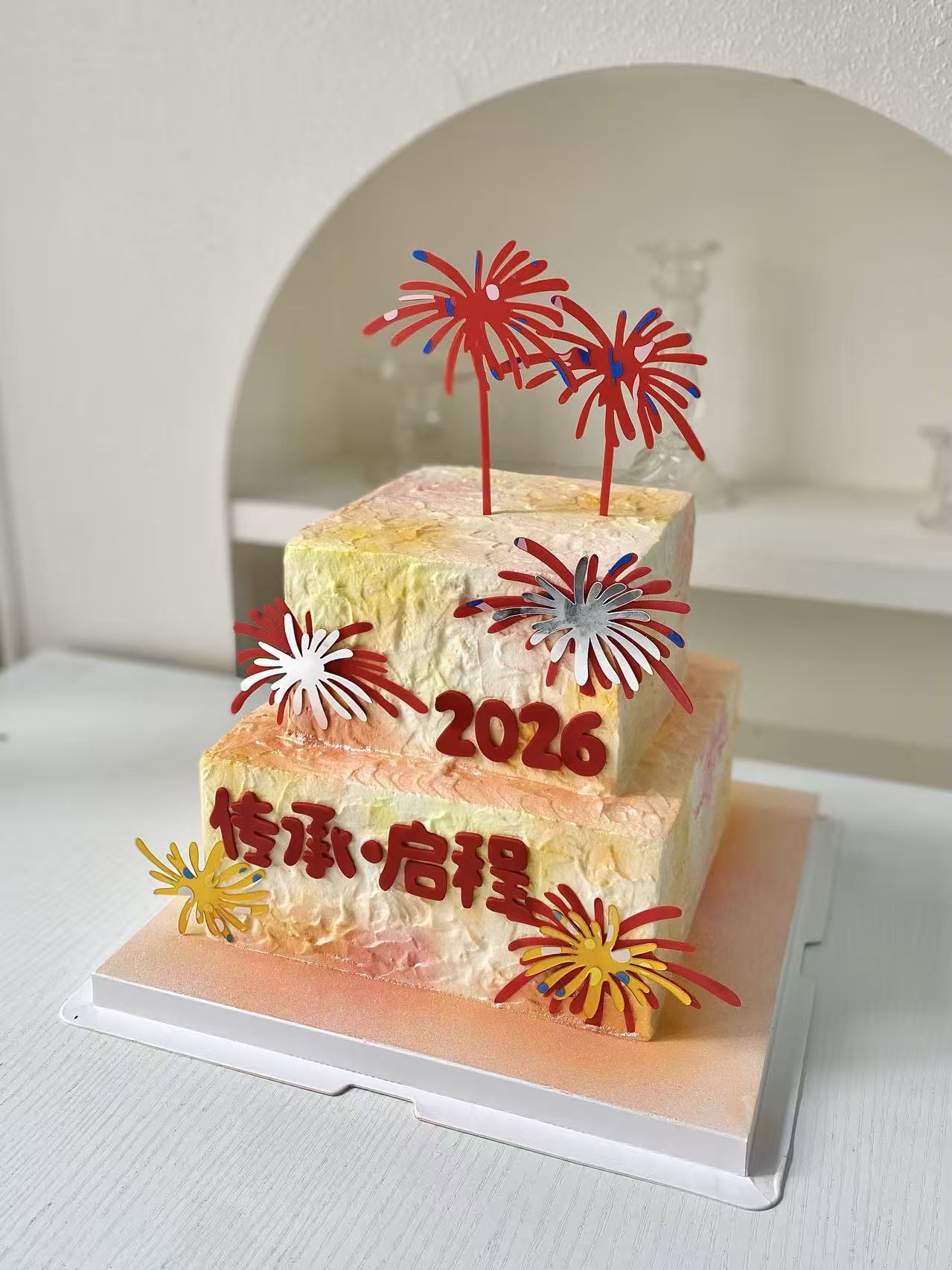 庆典双层蛋糕定制案例
