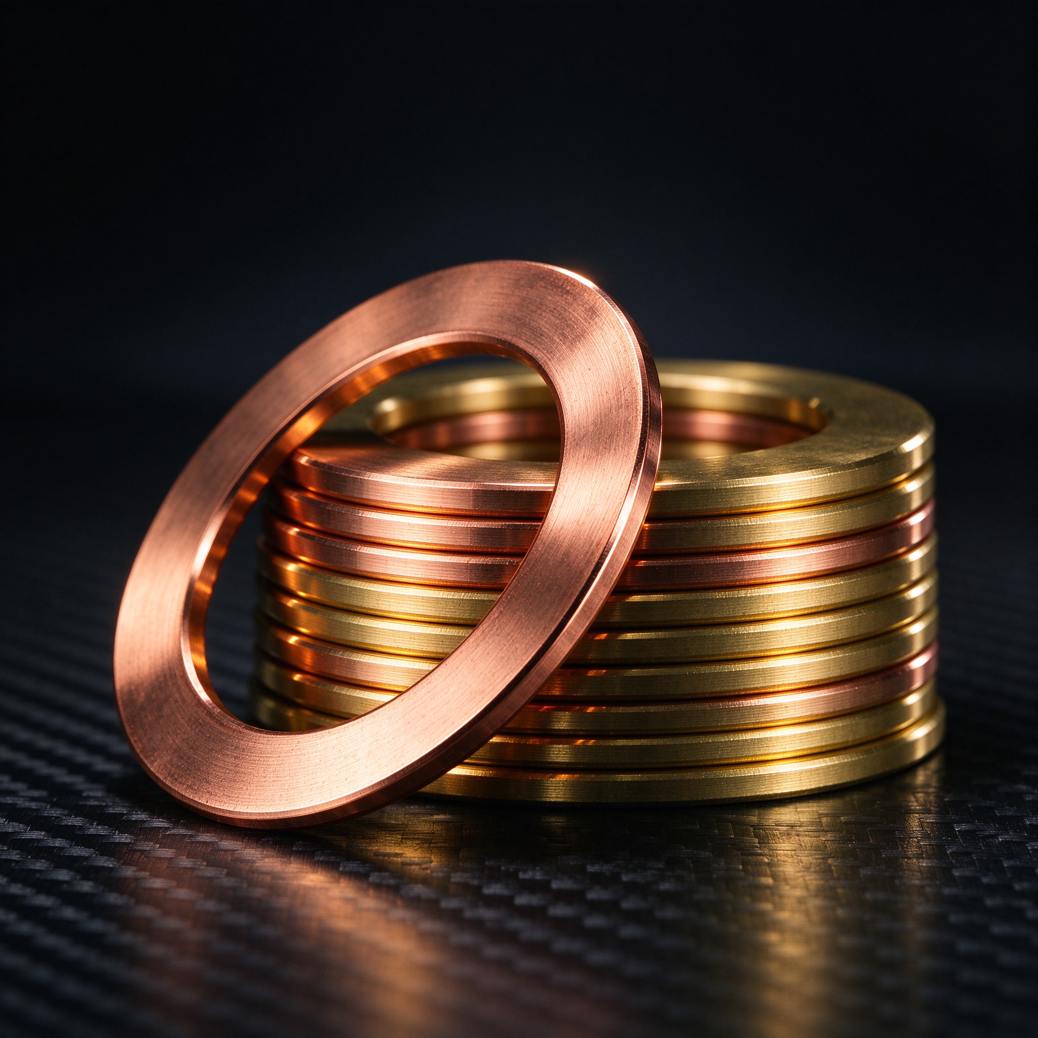 Copper exhaust gasket