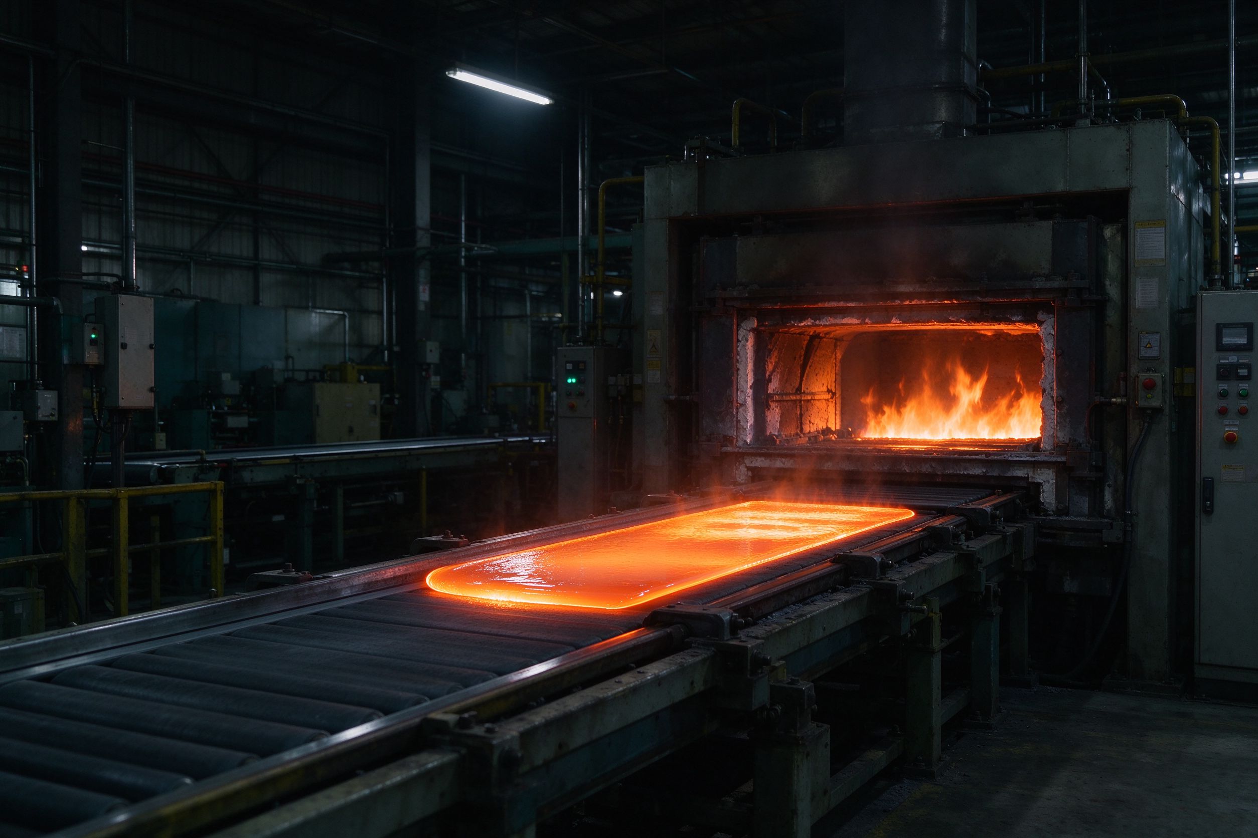 Glass factory