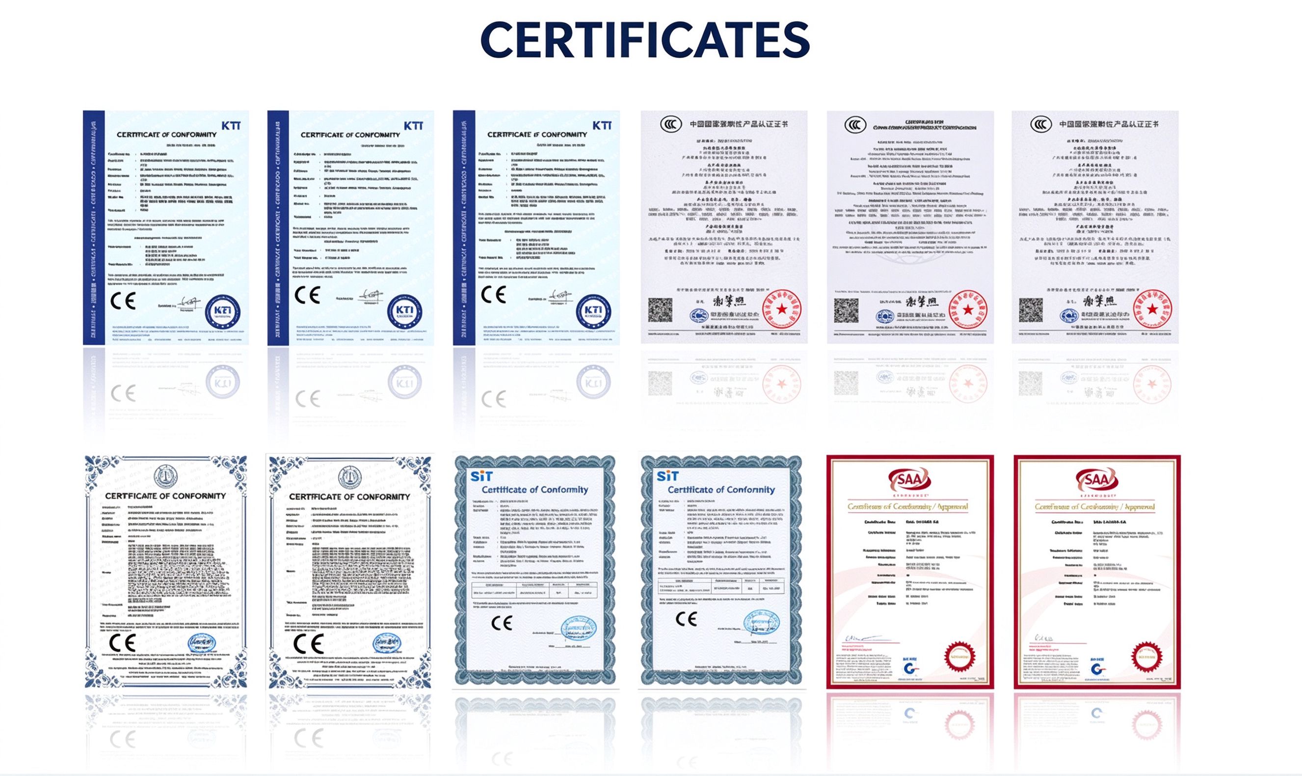 LIWBET product certificates