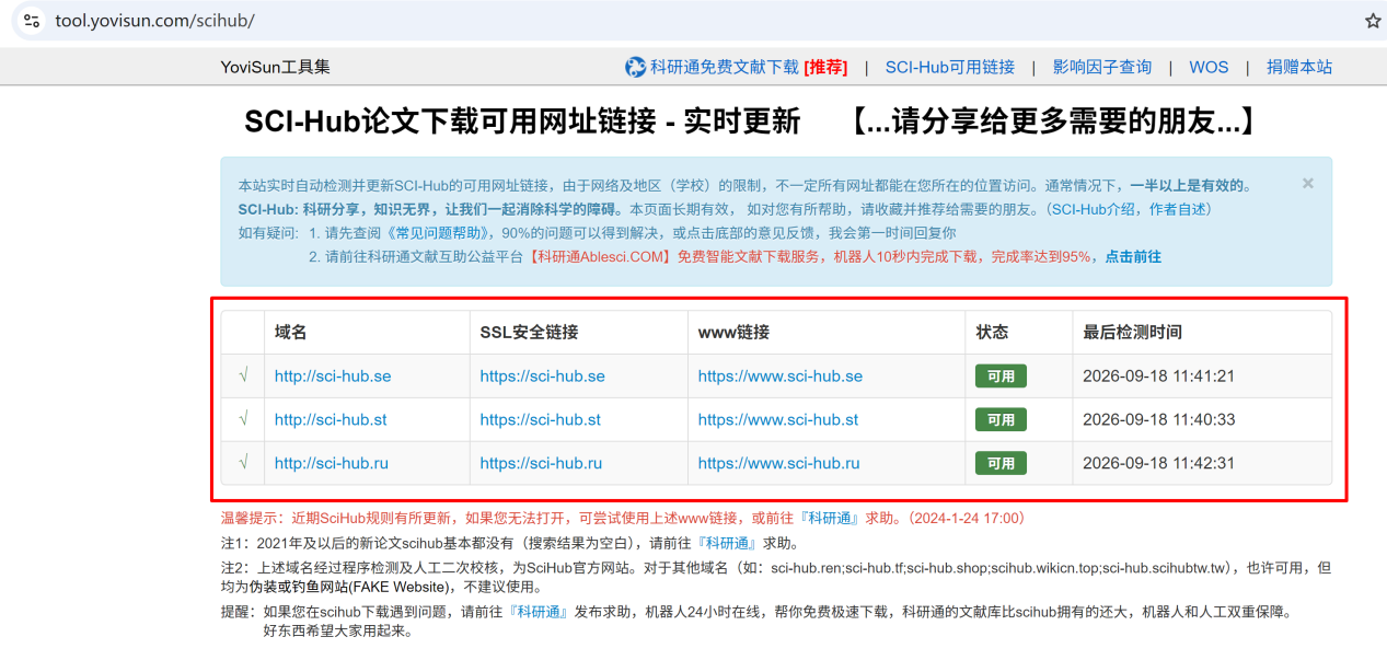 科研通SciHub入口