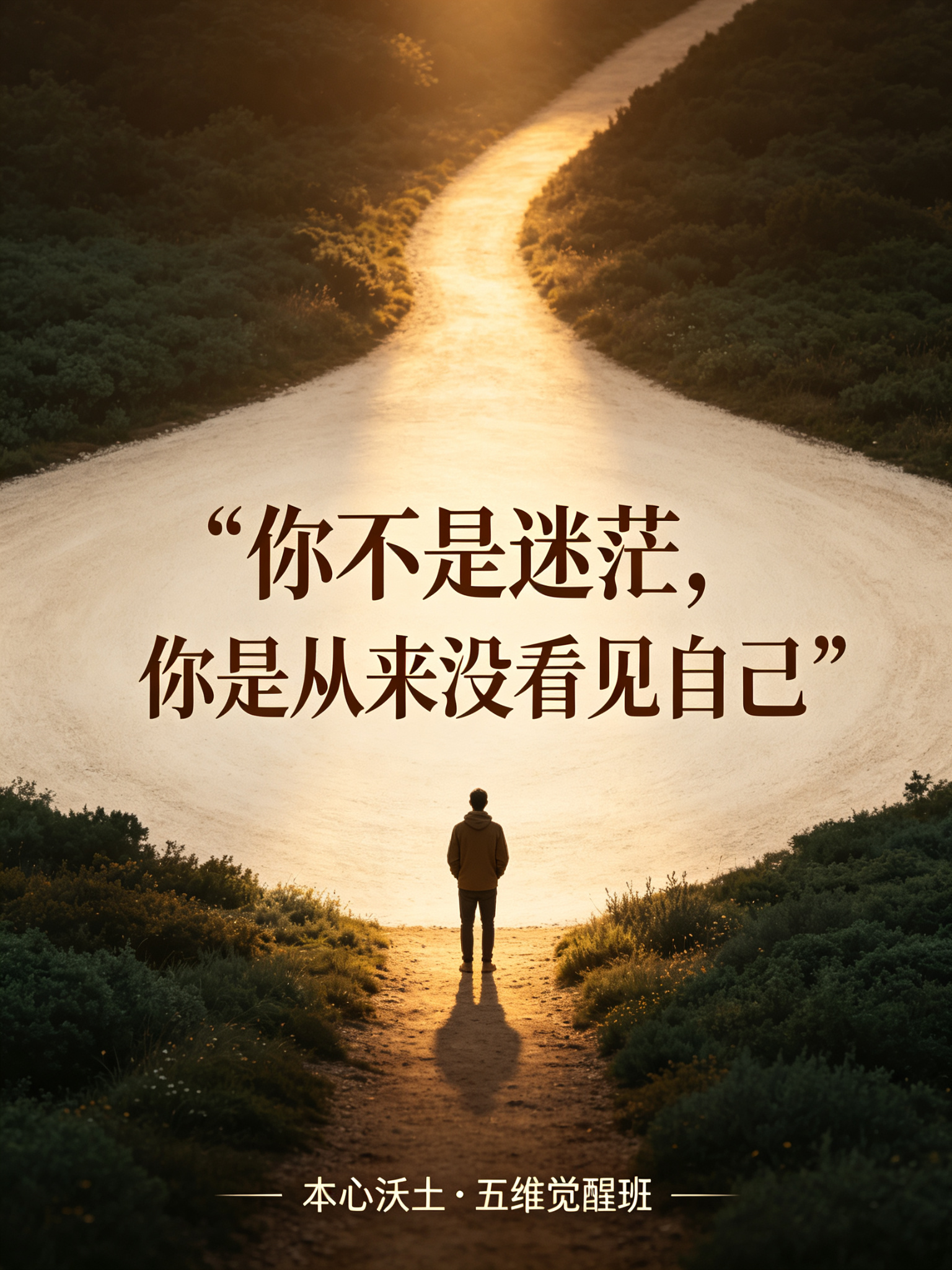 价值展示 · 你不是迷茫，你是从来没看见自己