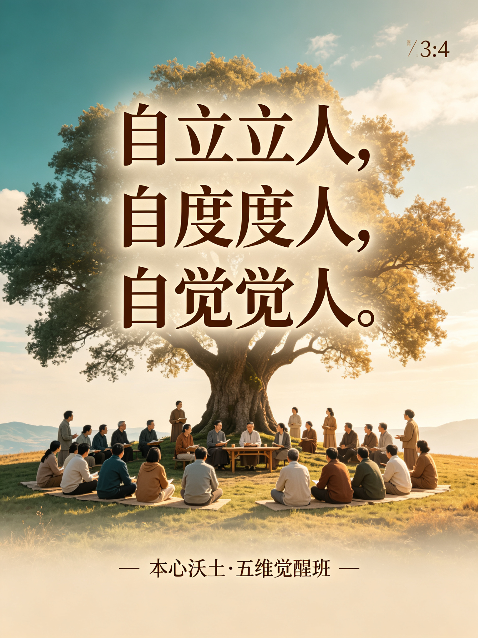 发心 · 自立立人，自度度人，自觉觉人