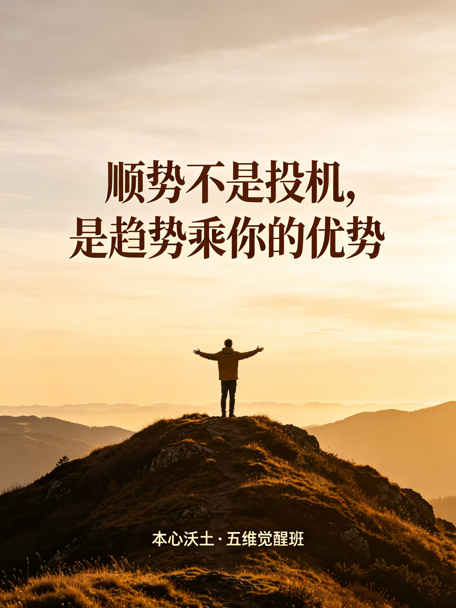 方法论 · 顺势不是投机，是趋势×你的优势