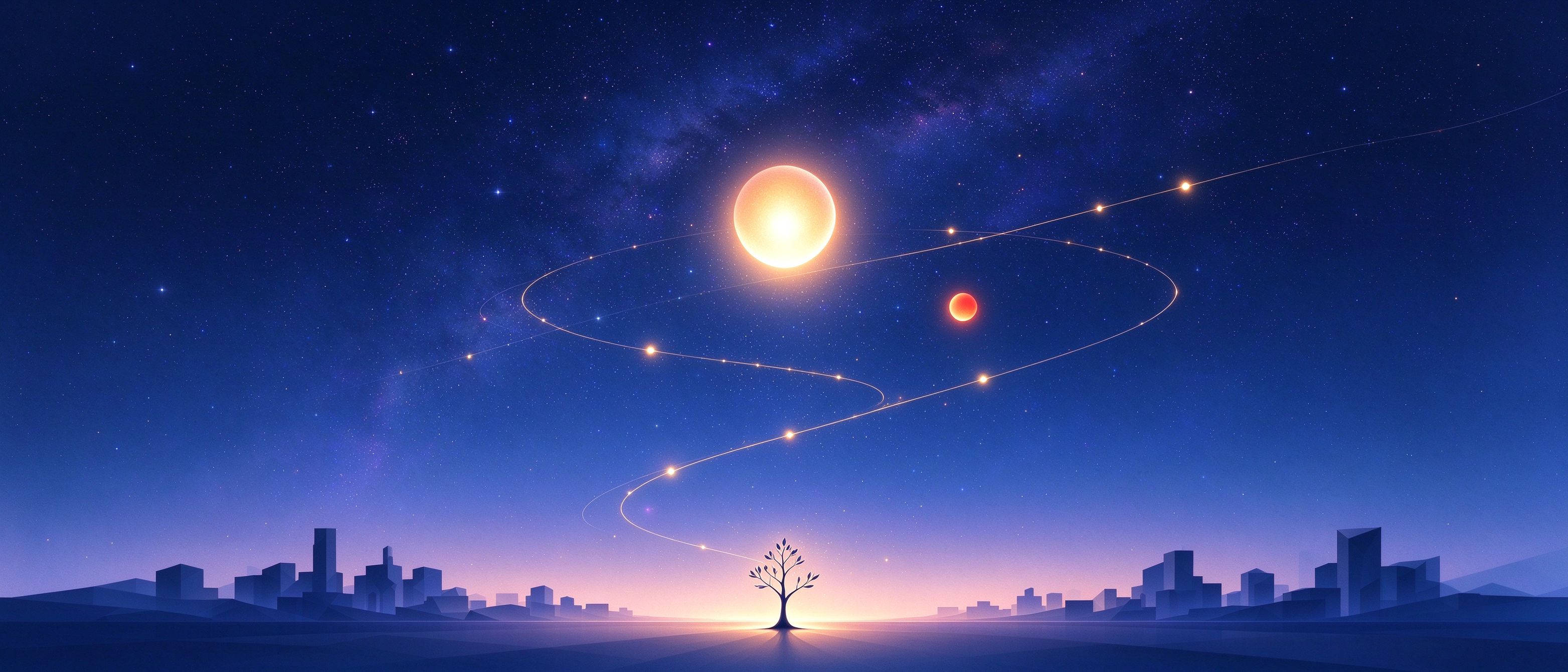 双星轨迹
