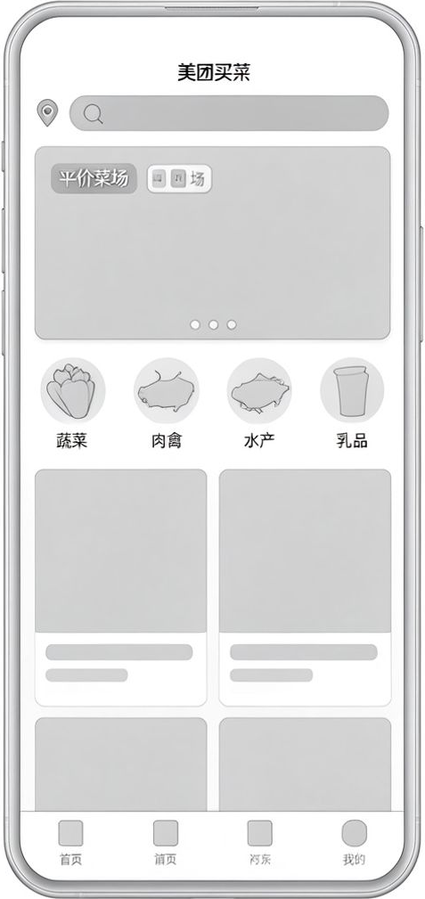 美团买菜 首页