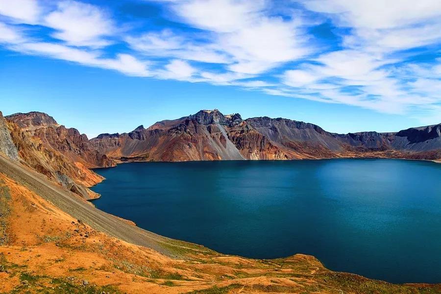 North Slope of Changbaishan with a view of Heavenly Lake