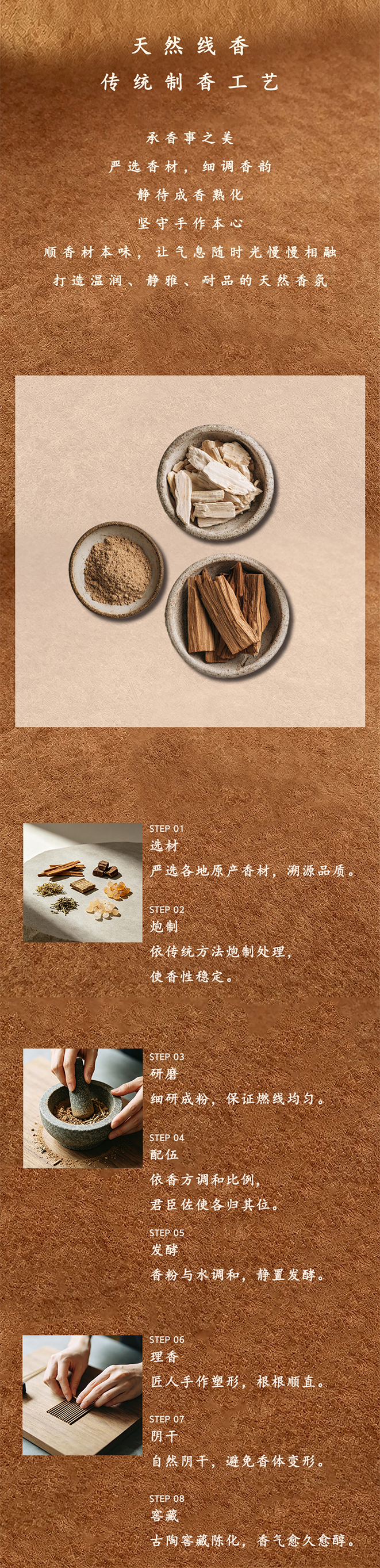 制香工艺八步