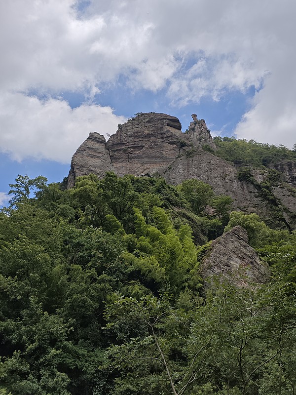 The peak ridge