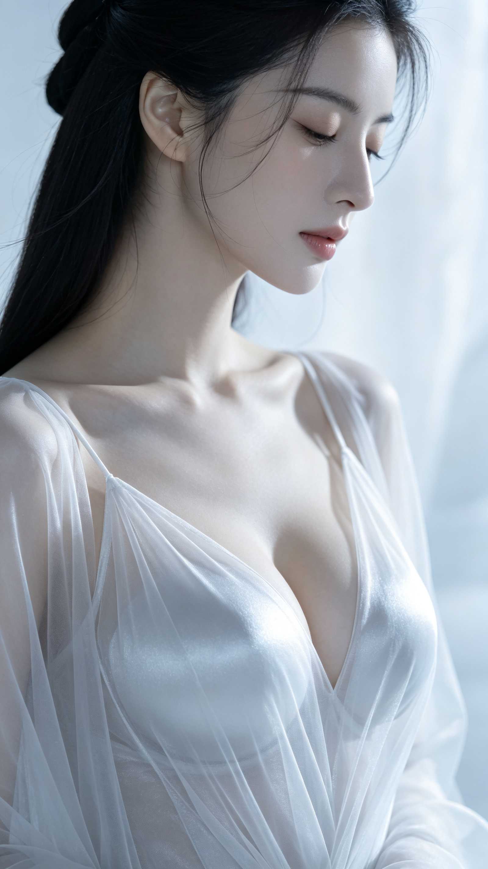 三分之二侧脸