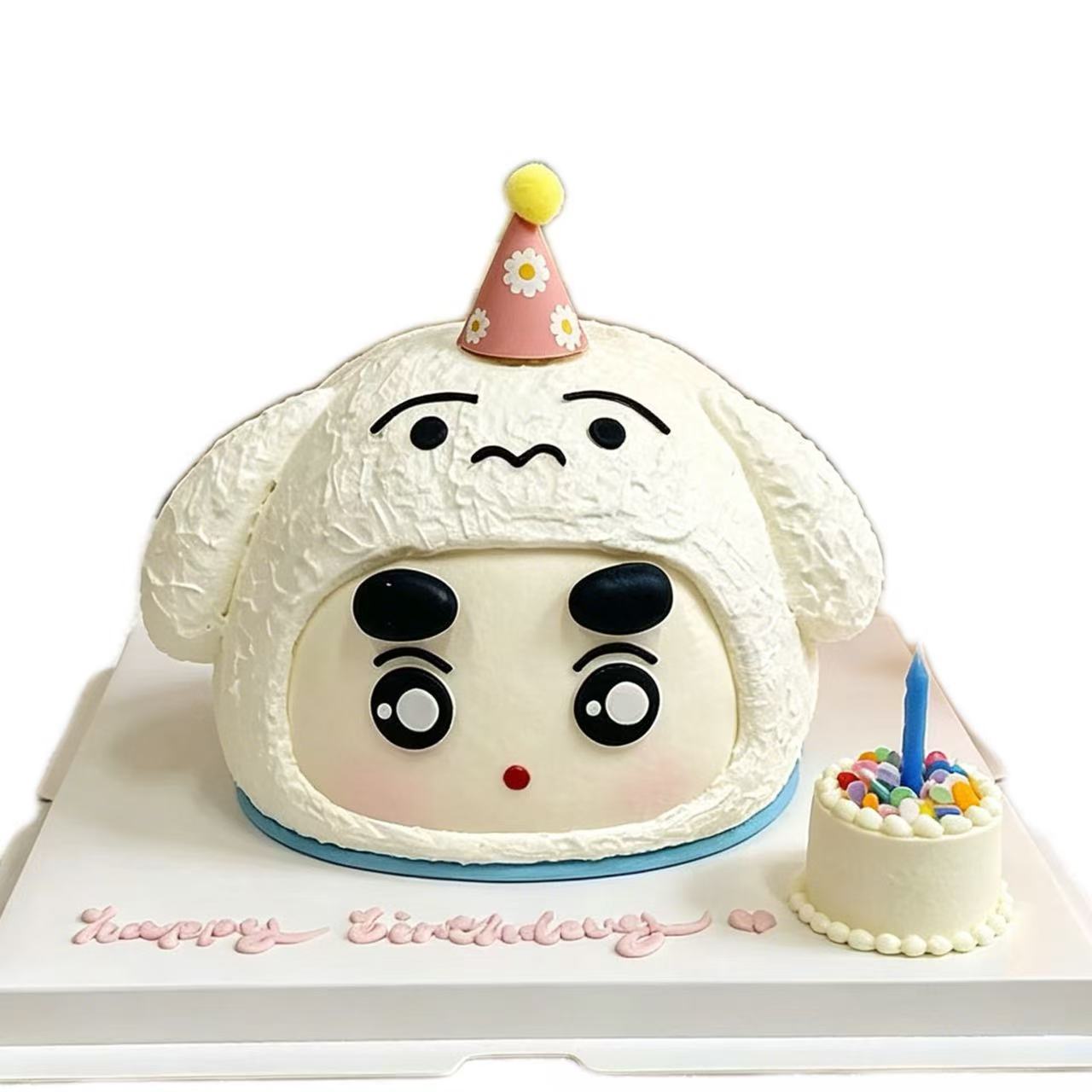 卡通小狗生日蛋糕定制案例