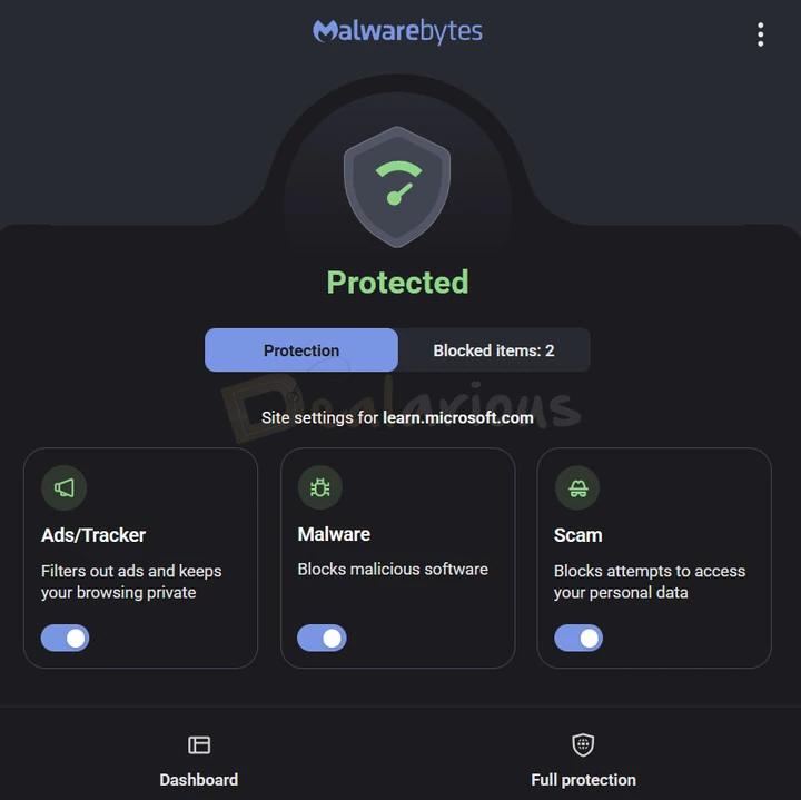 Malwarebytes Browser Guard