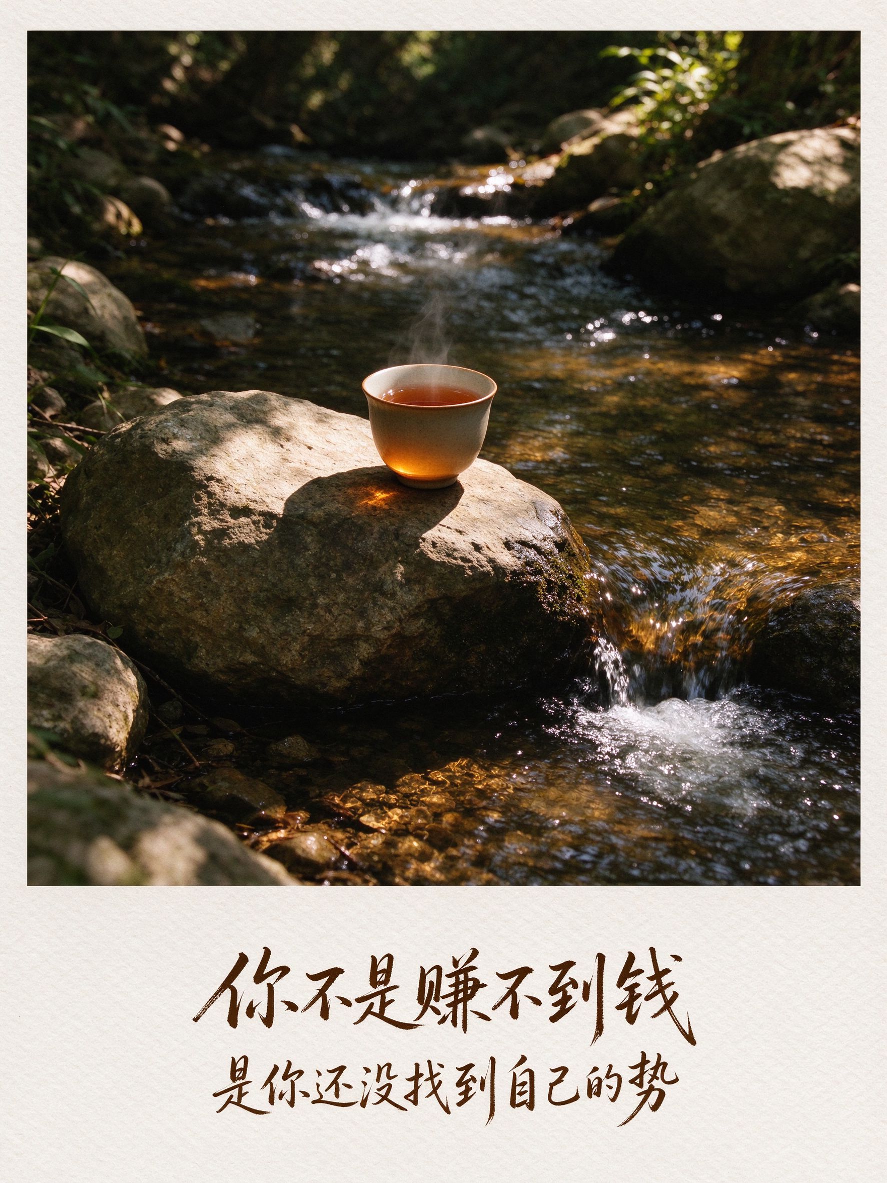 不是你赚不到钱是没找到势