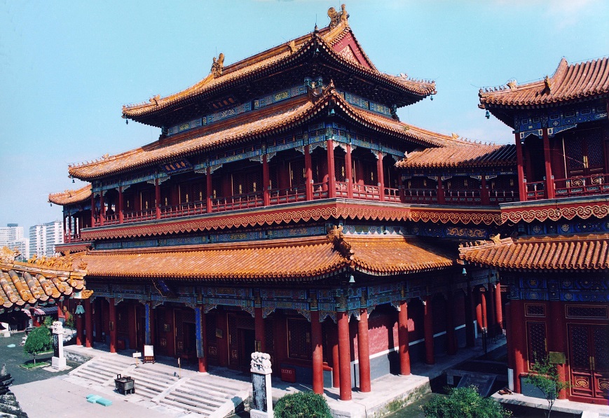 The Lama Temple pavilions