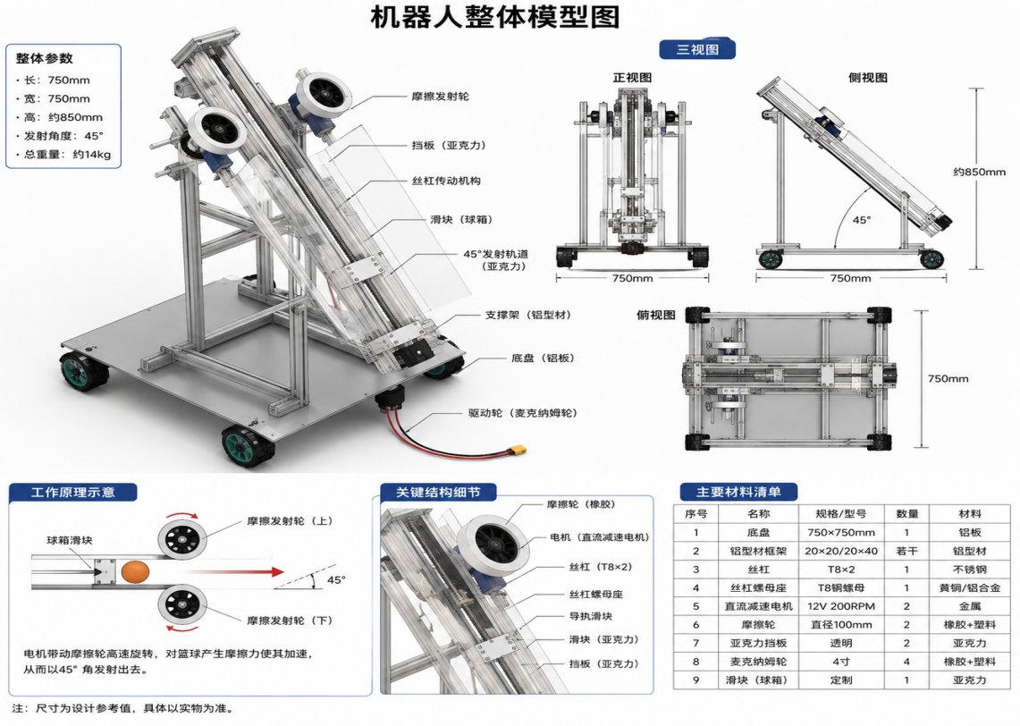 机器人整体模型图