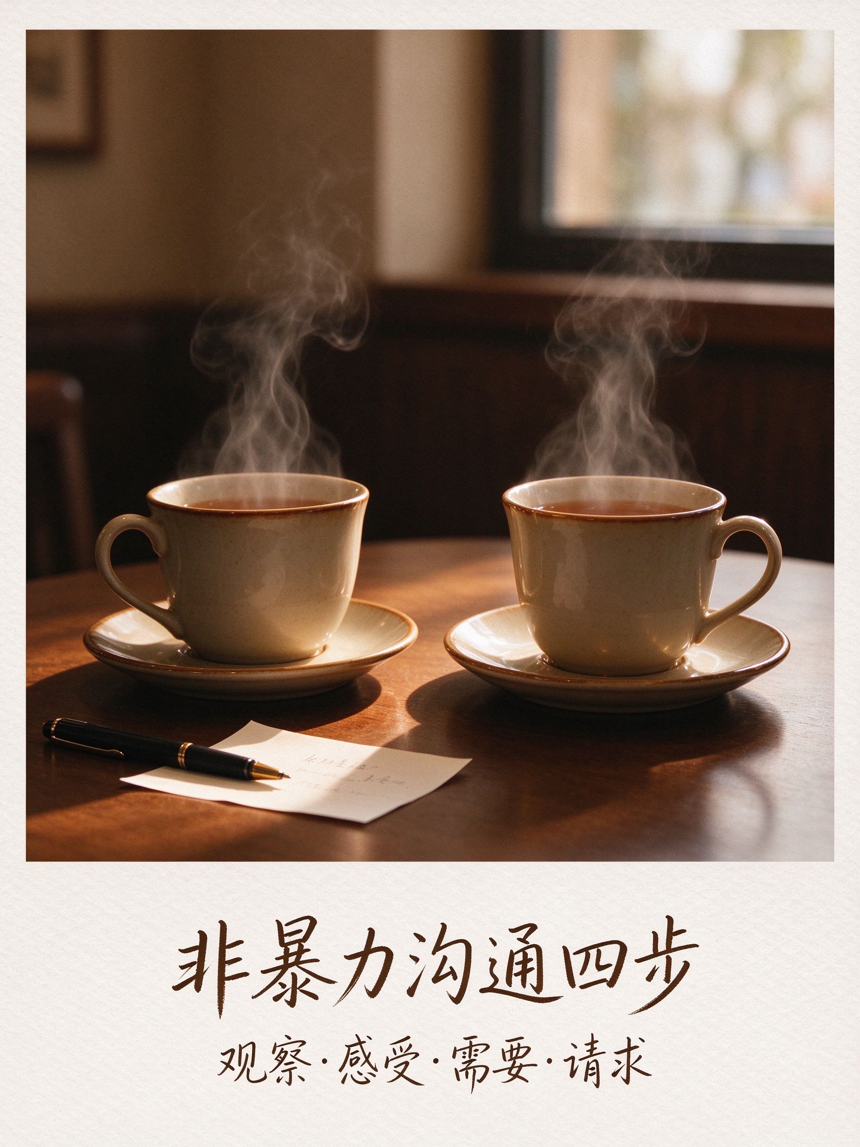 非暴力沟通四步