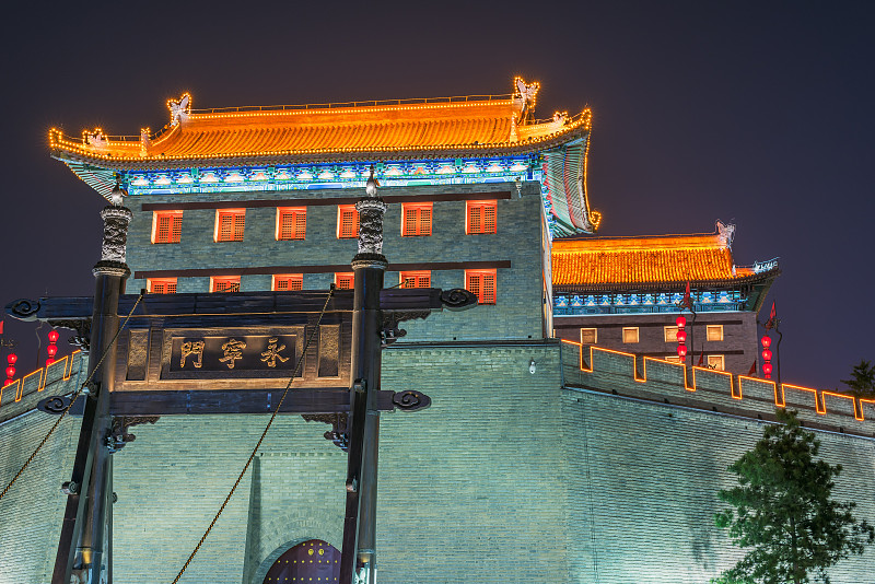 The City Wall at dusk