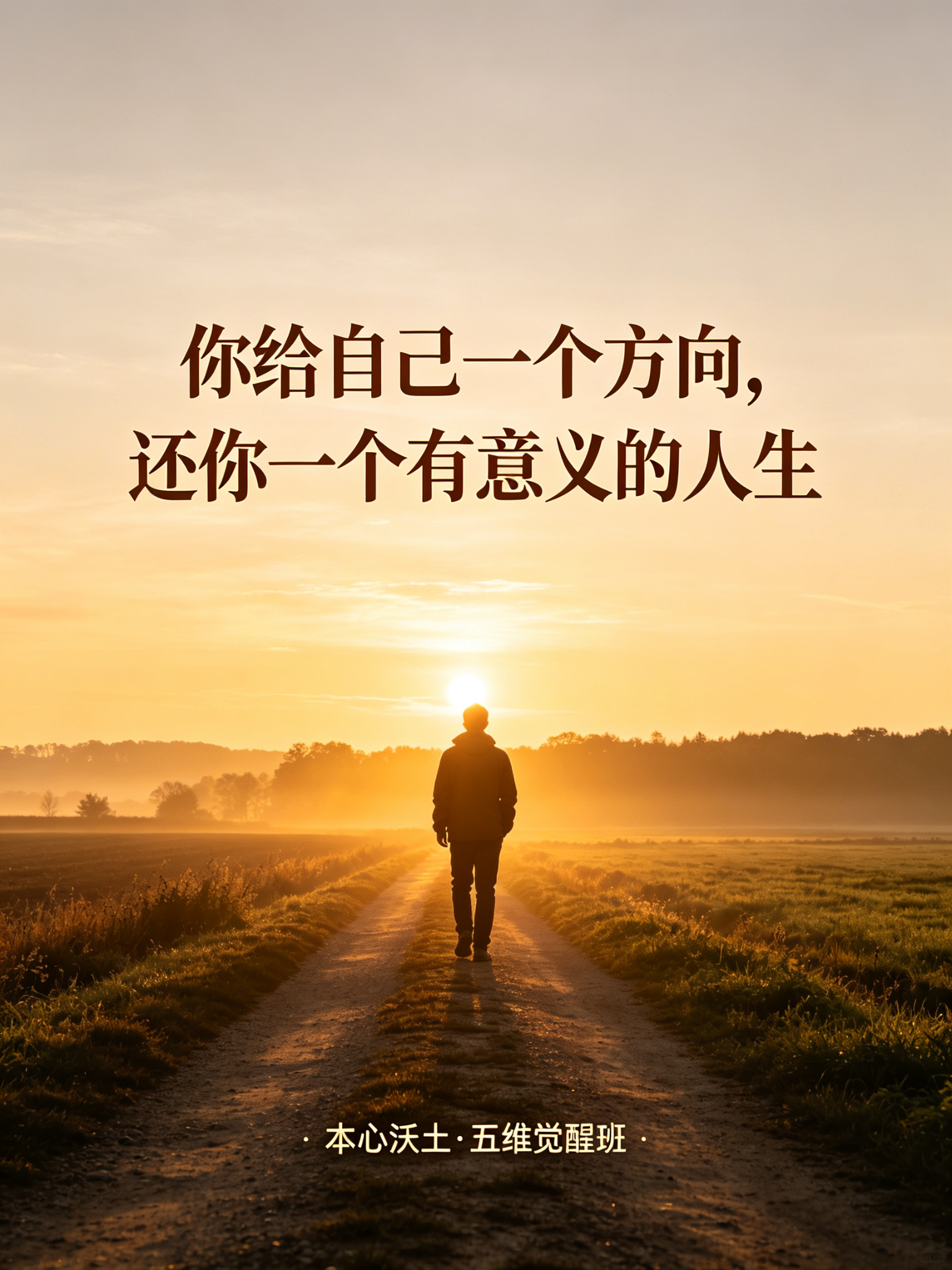 行动引导 · 你给自己一个方向，还你一个有意义的人生