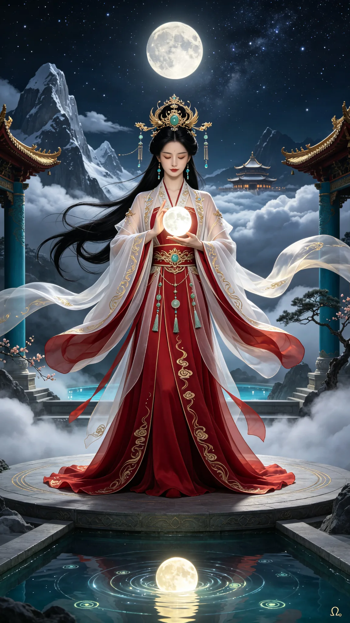 太阴红裙 v11 · 主视觉