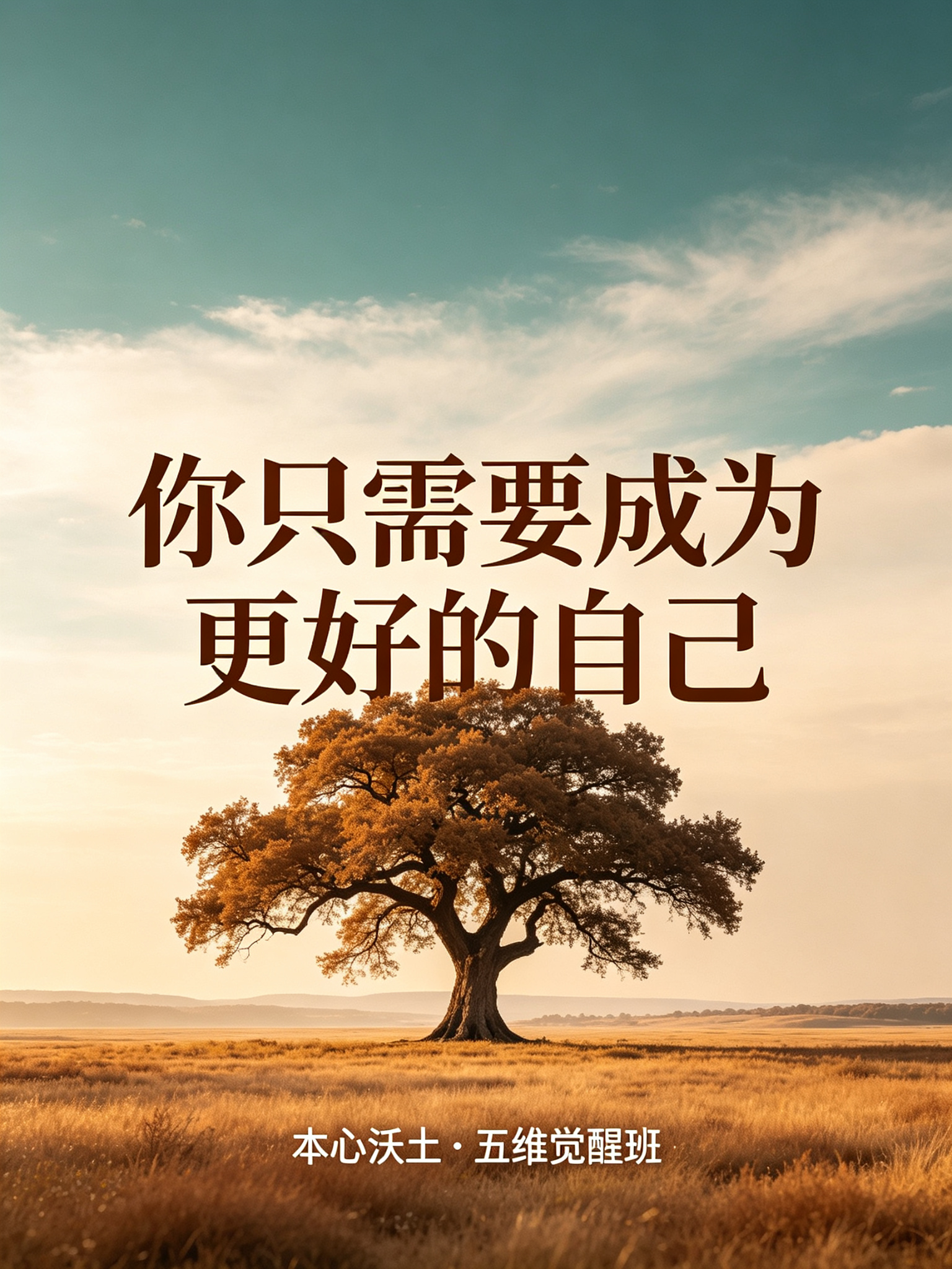 价值展示 · 你不需要变成更好的别人