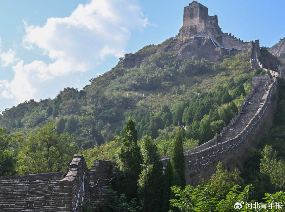 Jiaoshan — the Great Wall climbing the mountain
