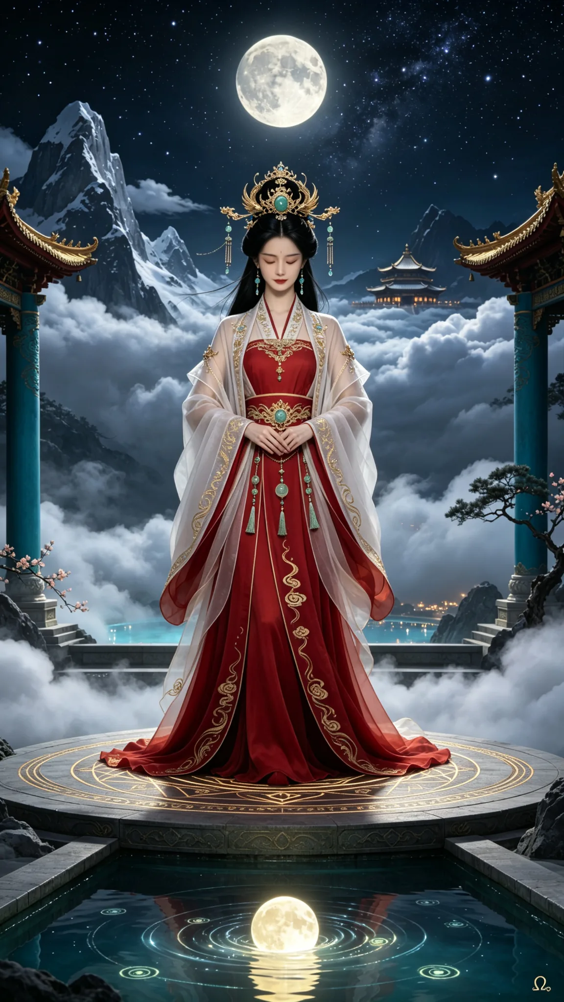 太阴红裙 v11 · 俯瞰凡间