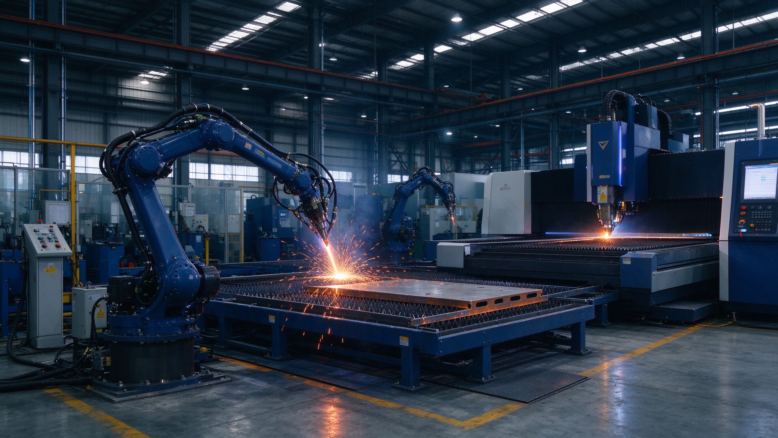 YISTAR sheet metal and fabrication floor