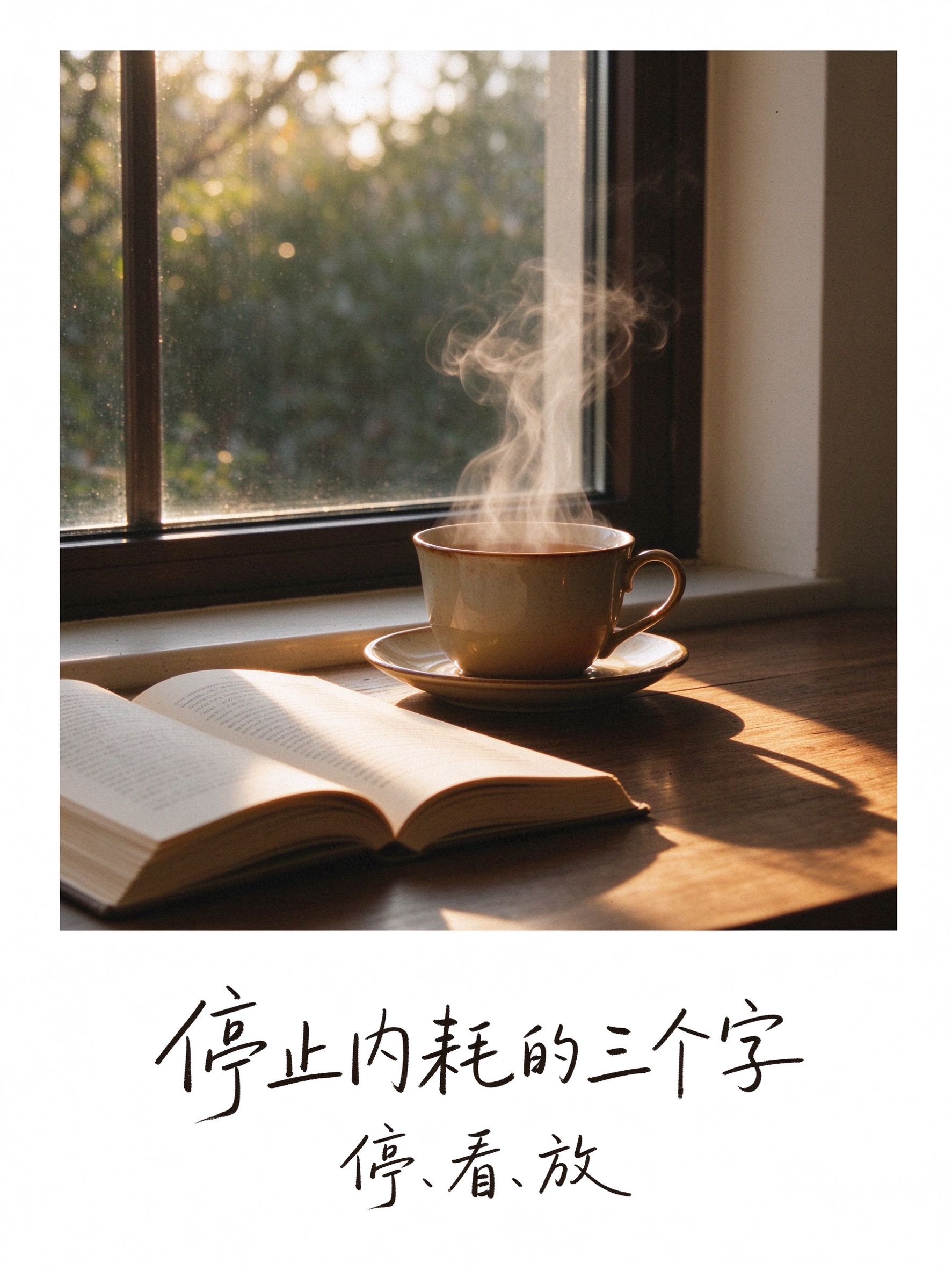 停止内耗的三个字