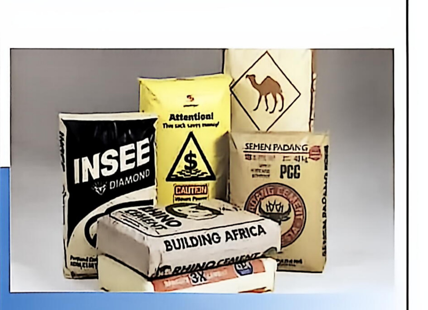 Export cement block bottom valve bags