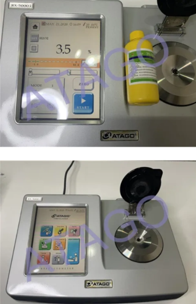 ATAGO折光仪操作界面与测量样品维修