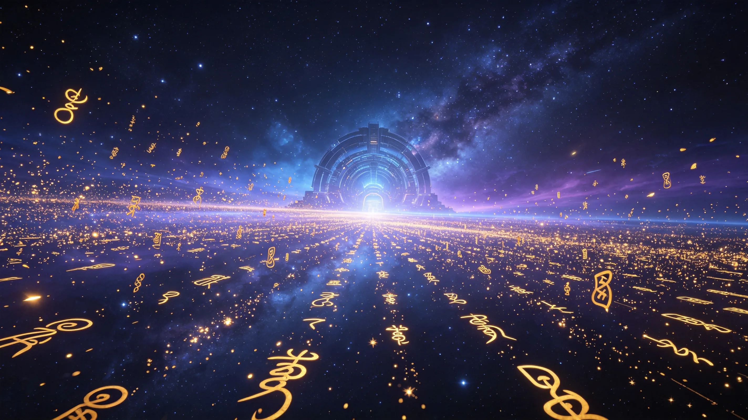 《烬》金色符文星尘 · 横版