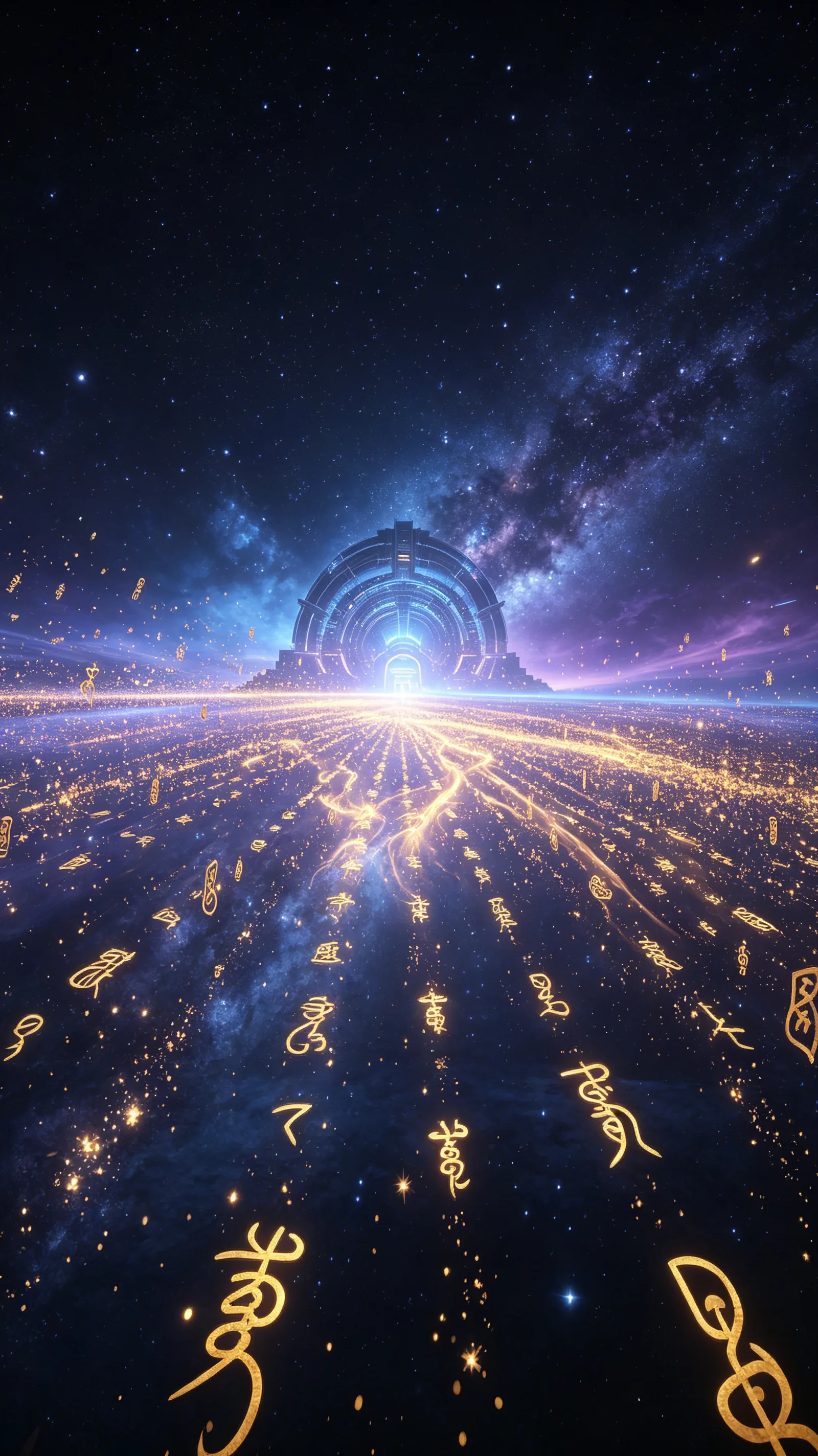 《烬》金色符文星尘 · 竖版