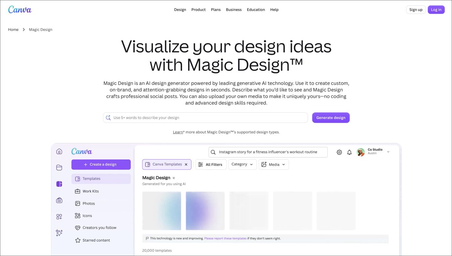 Canva Magic Design
