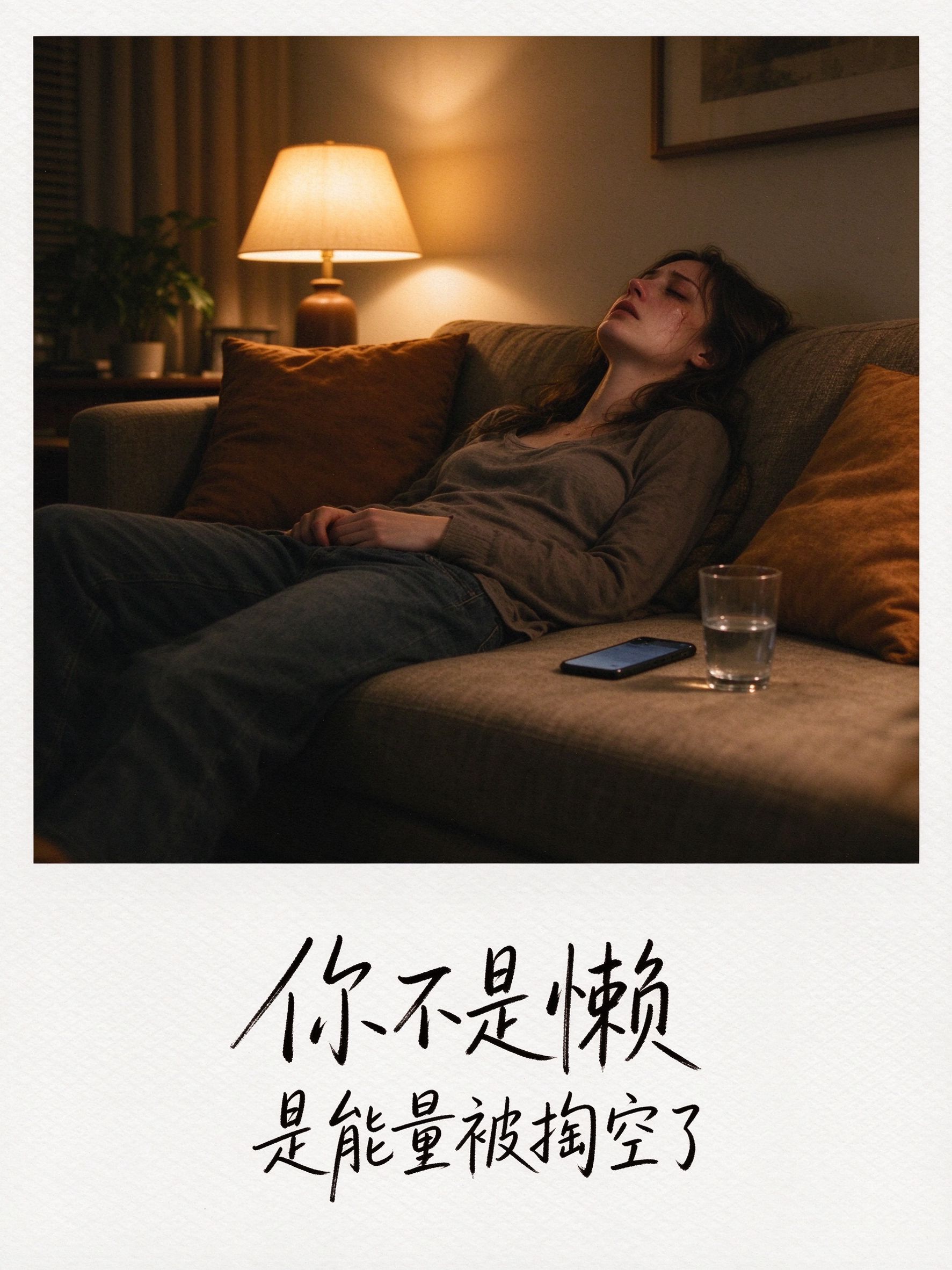 你不是懒是能量被掏空了