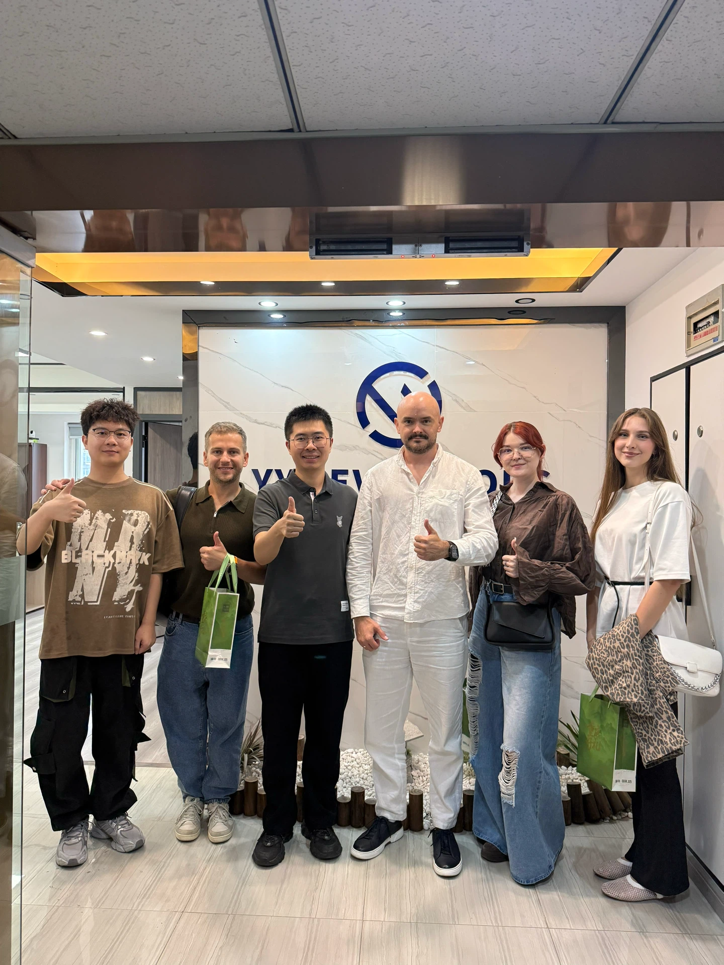 YYC Motors team with overseas clients