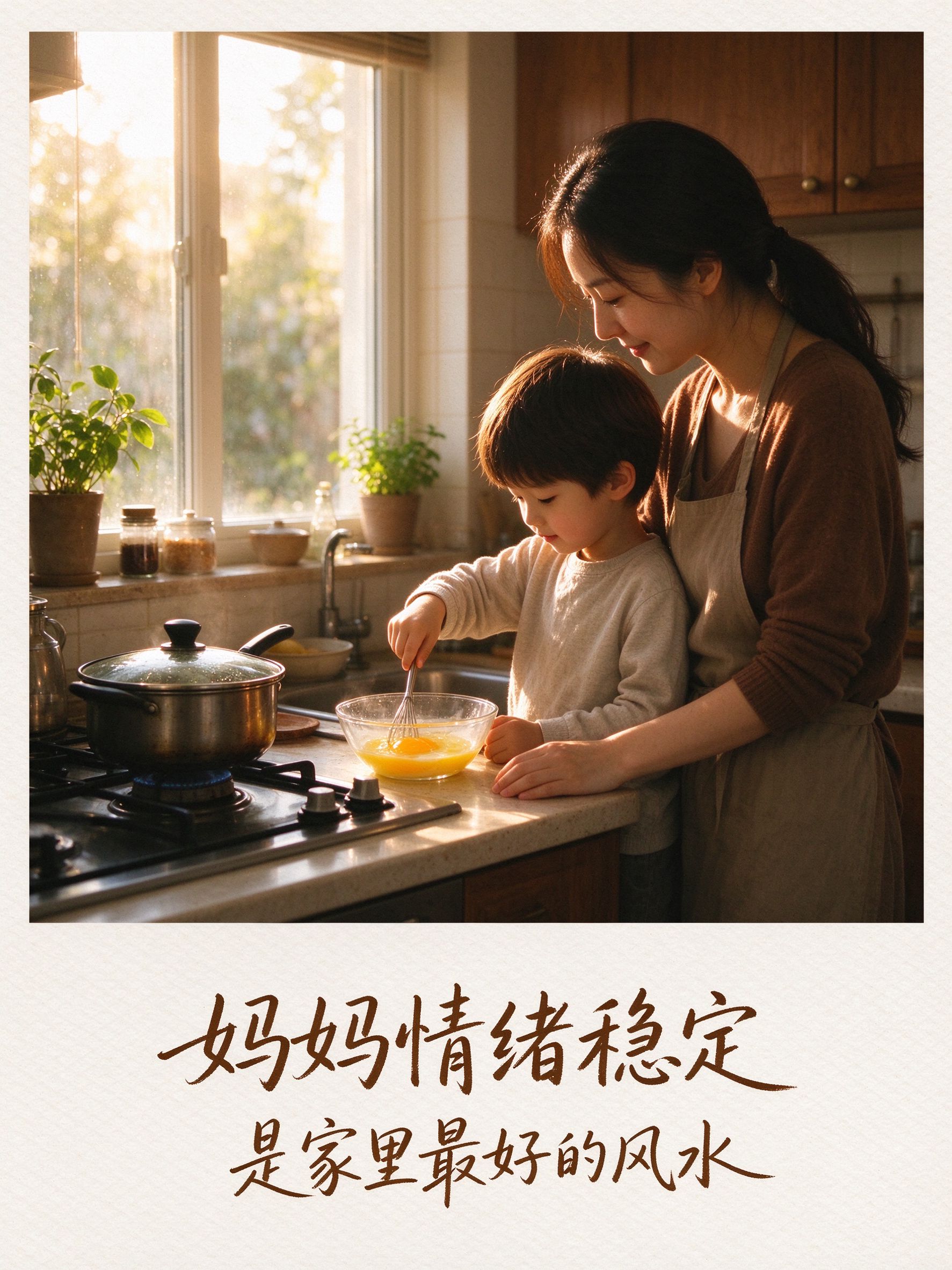 妈妈情绪稳定是家里最好的风水