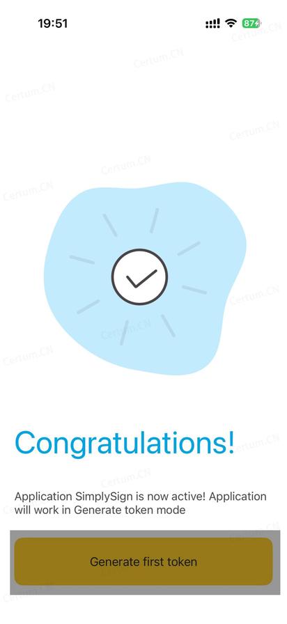 激活成功 Congratulations