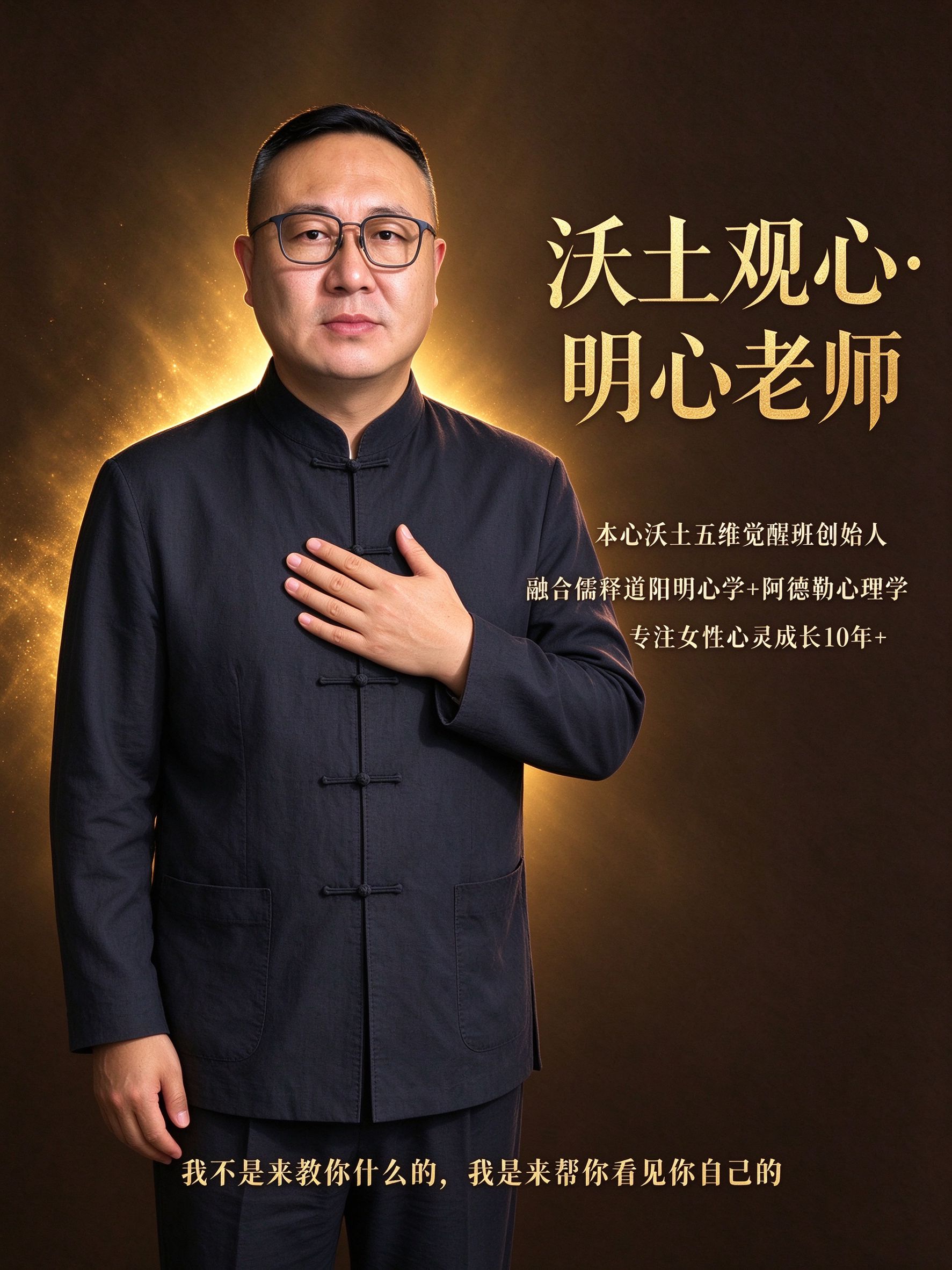 单手放胸前 · 全身像