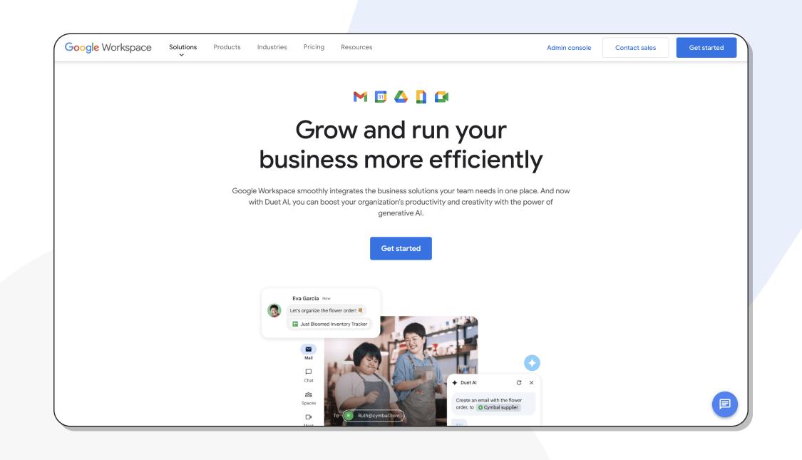 Google Workspace overview