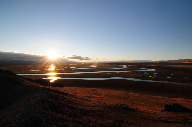 The Bayanbulak sunset