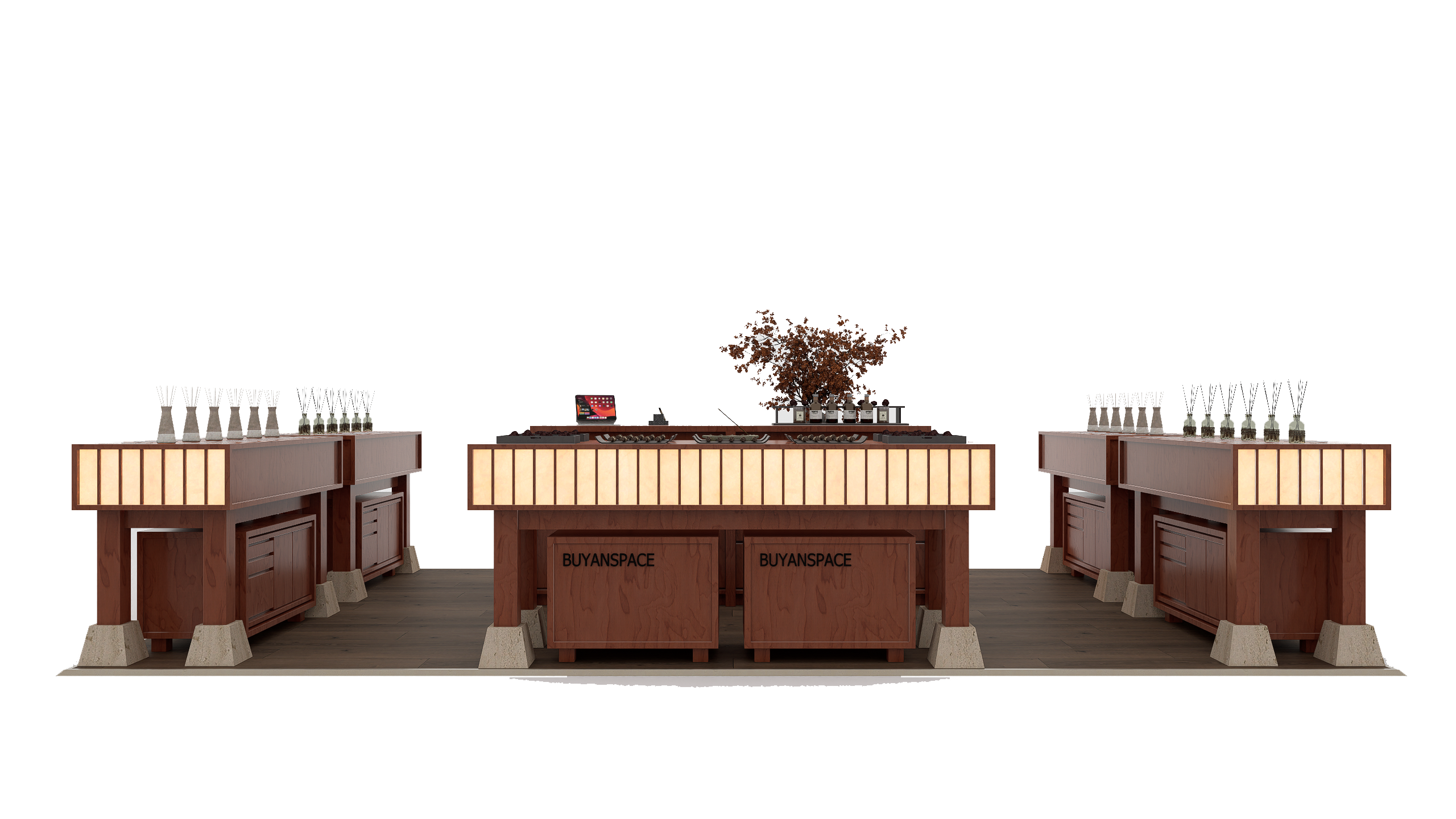 中岛正面