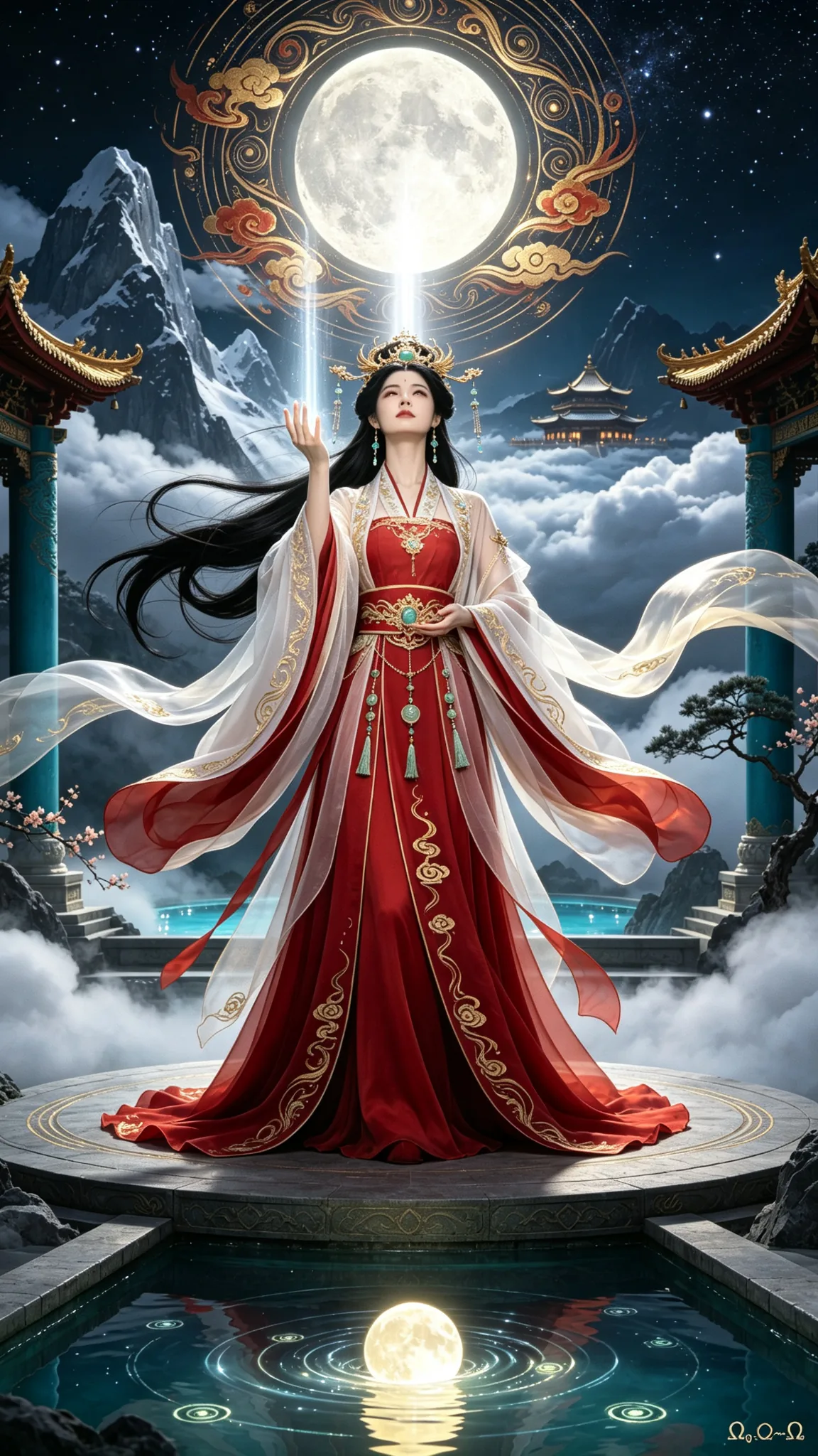 太阴红裙 v11 · 召月